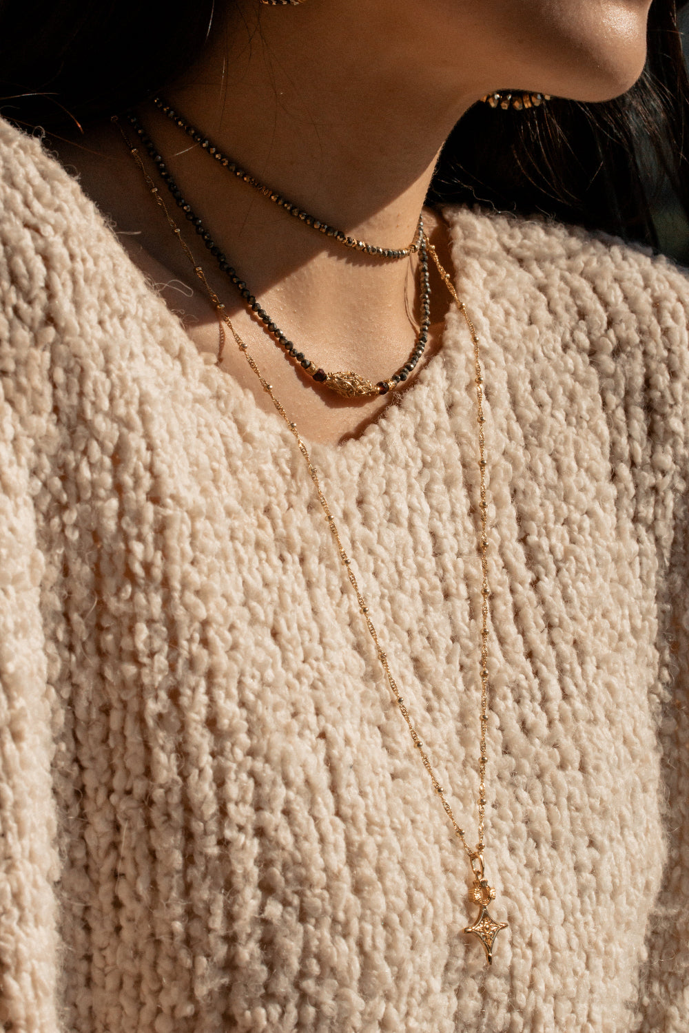 collier bracelet 2 en 1