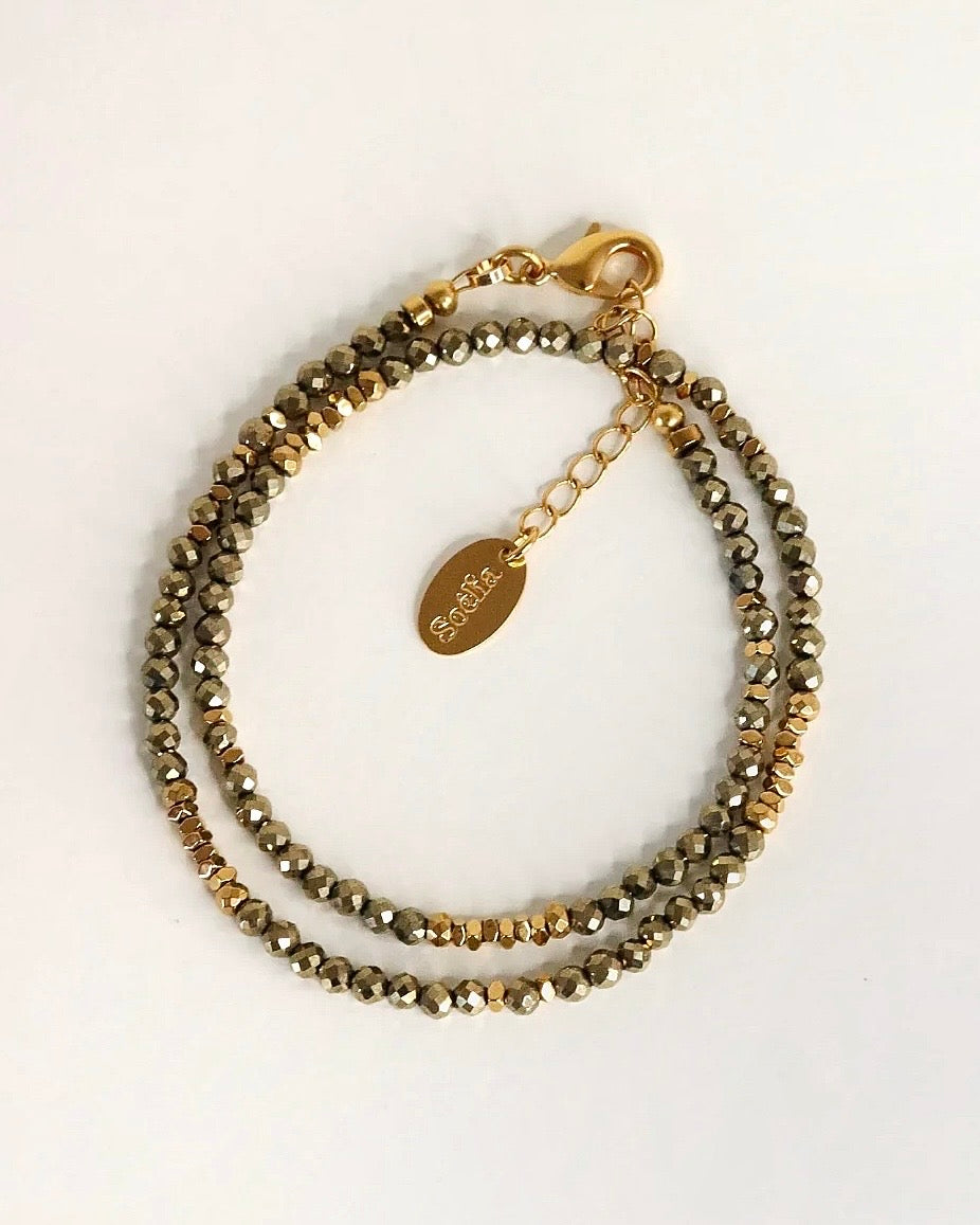 Bracelet plusieurs tours manchette
