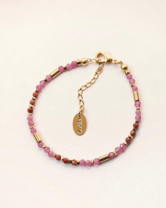 bracelet fin coloré