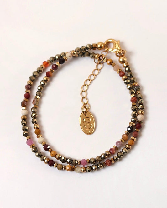 bracelet multi rang plusieurs tours manchette