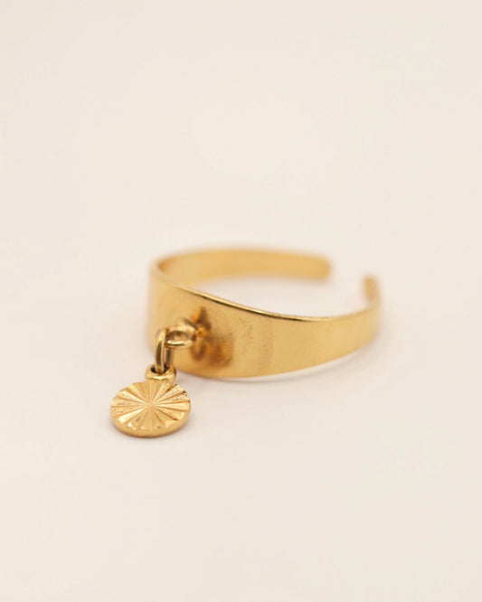 bague pampille soleil